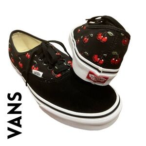 Vans Authentic Cherries Black Sneakers